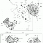 BRUTE FORCE 750 4x4i EPS CAMO Картер двигателя