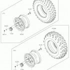 BRUTE FORCE 750 4x4i Wheels  /  tires