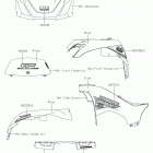 BRUTE FORCE 750 4x4i EPS Наклейки (синие)