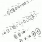 BRUTE FORCE 750 4x4i Трансмиссия