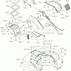 BRUTE FORCE 750 4x4i Крыло переднее