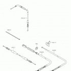 BRUTE FORCE 750 4x4i EPS CAMO Тросы управления