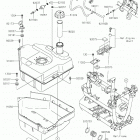 BRUTE FORCE 750 4x4i EPS CAMO Топливный бак