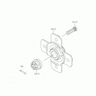 BRUTE FORCE 750 4x4i EPS Задняя ступица колеса