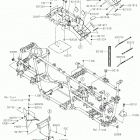 BRUTE FORCE 750 4x4i EPS Рама ,крепежные детали