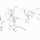 DVX 90 GREEN [A2019KSB2BUSX] Hydraulic hand brake assembly [300474]