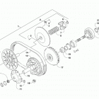 ALTERRA 570 EPS CHARCOAL [A2019XEO1PUSD] Transmission assembly [303197]