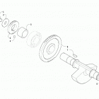 ALTERRA 700 MUD PRO LTD EPS BLUE [A2019MLT1PUSE] Crank balancer assembly [301654]