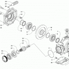 ALTERRA 300 BLUE [A2019KAF2BUSE] Rear drive gearcase assembly [301262]