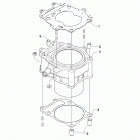 ALTERRA 450 RED [A2019KAK4CUSM] Cylinder assembly [92762]