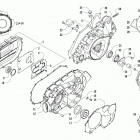 ALTERRA 700 MUD PRO LTD EPS BLUE [A2019MLT1PUSE] Clutch  /  v-belt  /  magneto cover assembly  [303...