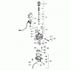 ALTERRA 90 BLUE [A2021KXB2BUSE] Carburetor assembly [303881]