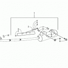 ALTERRA 300 BLUE [A2019KAF2BUSE] Exhaust assembly [301260]