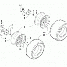 ALTERRA 450 RED [A2019KAK4CUSM] Wheel and tire assembly [303508]