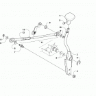 ALTERRA TRV 500 RED [A2020THK4CUSM] Shift lever assembly [301645]