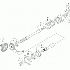 ALTERRA 700 MUD PRO LTD EPS BLUE [A2019MLT1PUSE] Secondary drive assembly [302157]