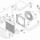 ALTERRA 570 EPS CHARCOAL [A2019XEO1PUSD] Cooling assembly [303192]