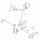 ALTERRA 700 GRAY [A2019XAT4EUSI] Steering assembly [303011]
