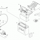 ALTERRA TRV 500 RED [A2020THK4CUSM] Battery and starter assembly [303625]