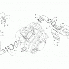 ALTERRA TBX 700 EPS DYNAMIC GRAY [A2020BAT1PUSI] Case  /  belt cooling assembly [303046]
