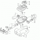 ALTERRA TRV 500 RED [A2020THK4CUSM] Air intake assembly [301802]