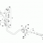 ALTERRA TRV 500 RED [A2020THK4CUSM] Handlebar assembly [303624]