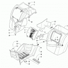 ALTERRA TBX 700 EPS DYNAMIC GRAY [A2020BAT1PUSI] Storage box assembly [302267]