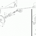 ALTERRA TRV 500 RED [A2020THK4CUSM] Clutch and drive belt assembly [100382]