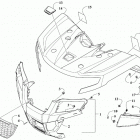 ALTERRA 570 EPS CHARCOAL [A2019XEO1PUSD] Front body panel and headlight assemblies [303201]