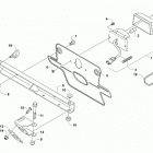 ATV ALTERRA 700 T3 BLACK [A2019XAT4E3TP] License plate holder assembly [301406]