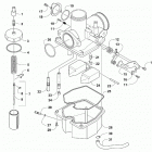 ALTERRA 150 RED [A2019KYC2BUSM] Carburetor assembly [300492]