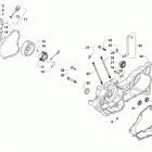 ALTERRA 150 RED [A2019KYC2BUSM] Right crankcase and cover assembly [301233]