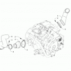 ATV ALTERRA 450 T3 BLUE [A2019KAK4C3TE] Case  /  belt cooling assembly [301927]