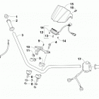 DVX 90 GREEN [A2019KSB2BUSX] Handlebar and control assembly [300503]