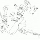 ATV ALTERRA 450 T3 BLUE [A2019KAK4C3TE] Handlebar assembly [303303]