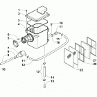 ALTERRA 150 RED [A2019KYC2BUSM] Air intake assembly [303592]
