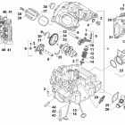 ALTERRA XC 450 LOF GREEN [A2019KCK4CLFX] Cylinder head and camshaft  /  valve assembly [300...