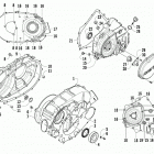 ATV ALTERRA 400 LOF RED [A2019KAG4BLFR] Clutch  /  v-belt  /  magneto cover assembly [3033...