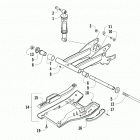 ALTERRA 150 RED [A2019KYC2BUSM] Rear suspension assembly [302041]