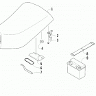 DVX 90 GREEN [A2019KSB2BUSX] Seat, battery, and tool kit assemblies [94241]