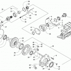 ATV ALTERRA 700 T3 BLACK [A2019XAT4E3TP] Front drive gearcase assembly [301128]