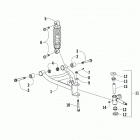 ALTERRA 150 RED [A2019KYC2BUSM] Front suspension assembly [302040]
