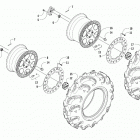 ALTERRA 700 MUD PRO LTD EPS BLUE [A2019MLT1PUSE] Wheel and tire assembly [302258]