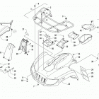 ALTERRA 700 MUD PRO LTD EPS BLUE [A2019MLT1PUSE] Front rack, body panel, and headlight assemblies [...