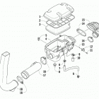 ALTERRA 700 MUD PRO LTD EPS BLUE [A2019MLT1PUSE] Air intake assembly [303034]