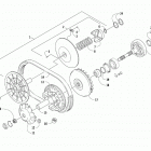 ALTERRA 700 MUD PRO LTD EPS BLUE [A2019MLT1PUSE] Transmission assembly [303147]