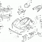 ATV ALTERRA 450 T3 BLUE [A2019KAK4C3TE] Front body, rack, and headlight assembly [303529]