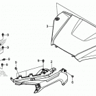 SXS500M 2AC Front fender@hood