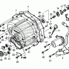 TRX250TE1 AC Front crankcase cover (2)