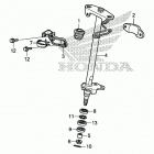 TRX250X AC Рулевой вал